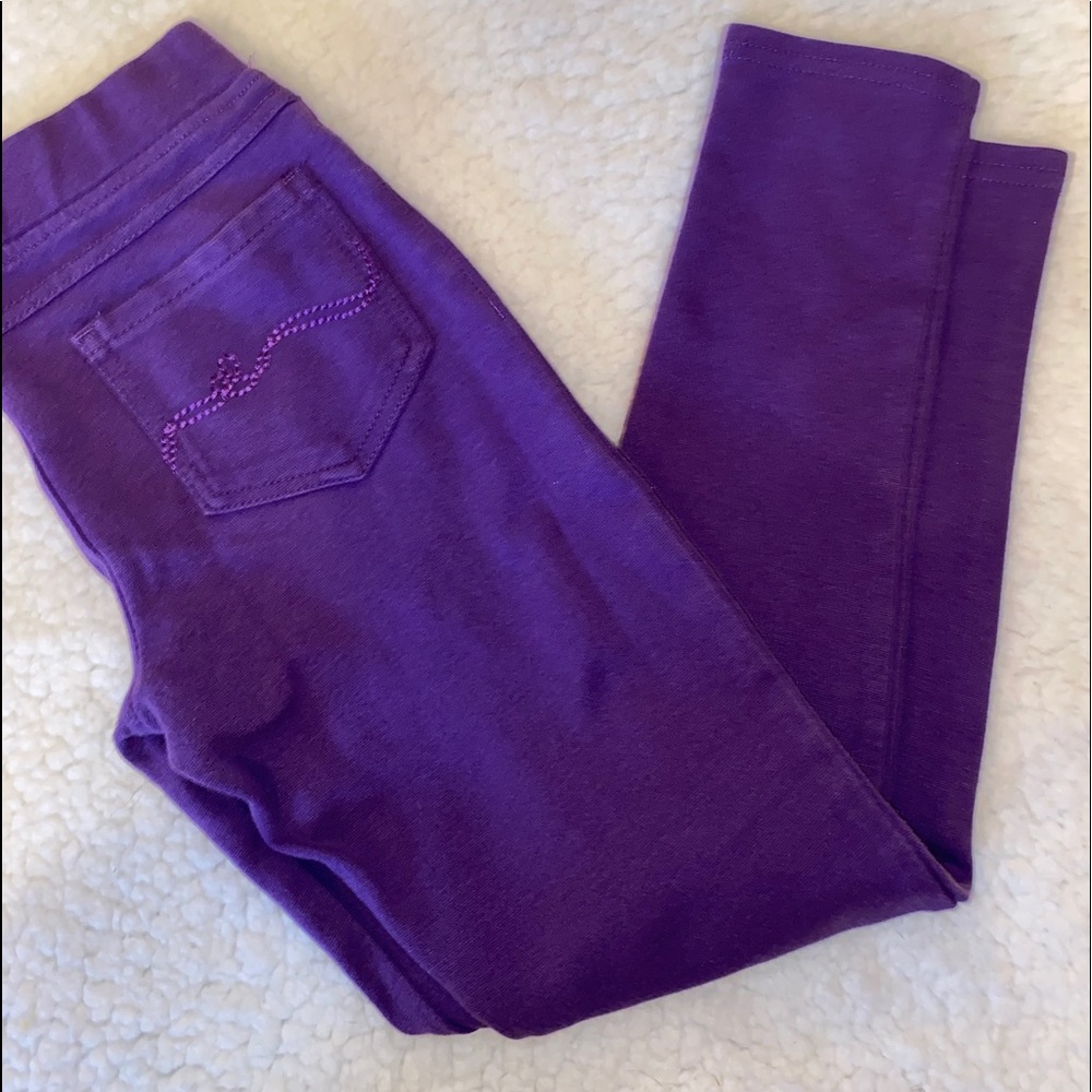 Purple Jeggings for Girl